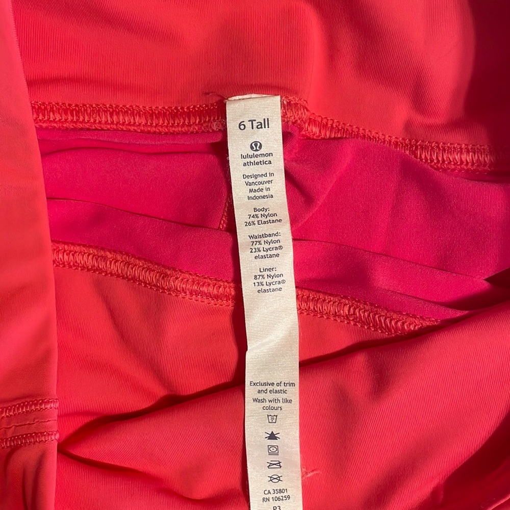 Lululemon Pink lost in pace skirt